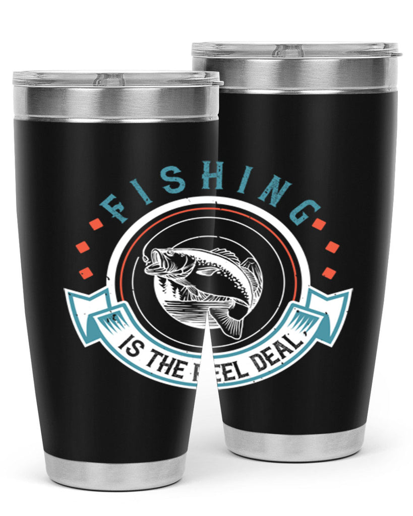 fishing is the reel deal 271#- fishing- Tumbler