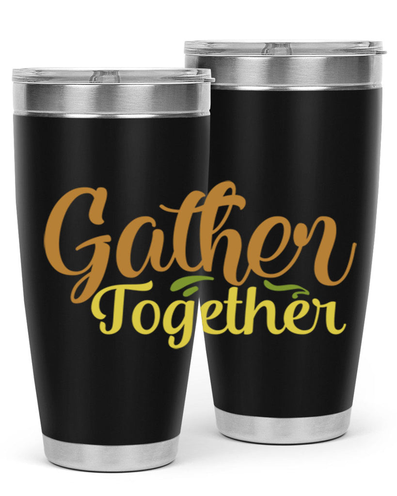 gather together 61#- thanksgiving- Tumbler