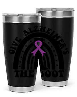 give alzheimer s the boot 154#- alzheimers- Tumbler