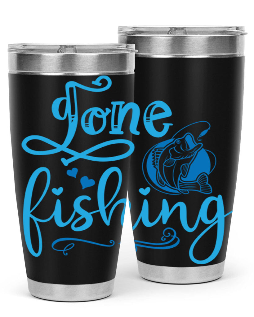 gone fishing 220#- fishing- Tumbler