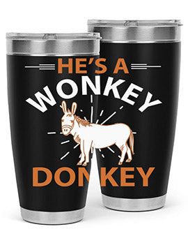 he’s a wonky donkey Style 4#- donkey- Tumbler