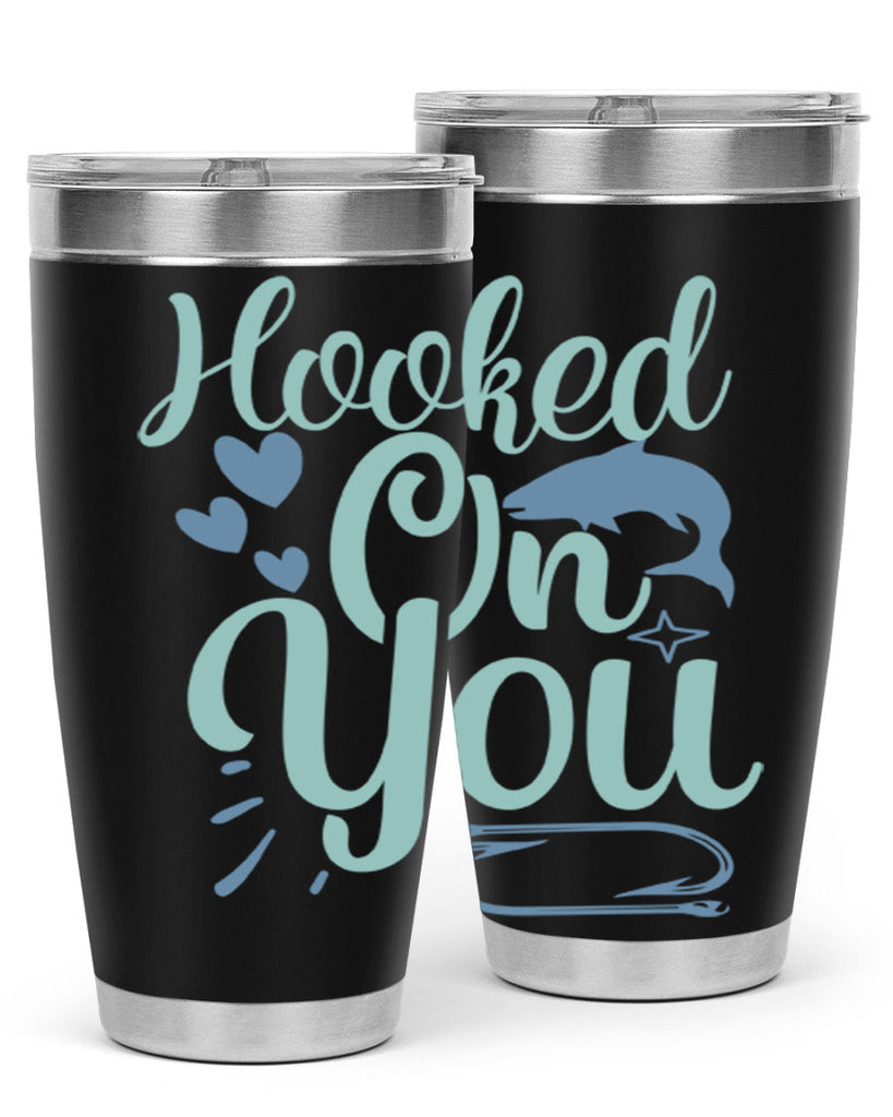 hooked on you 215#- fishing- Tumbler