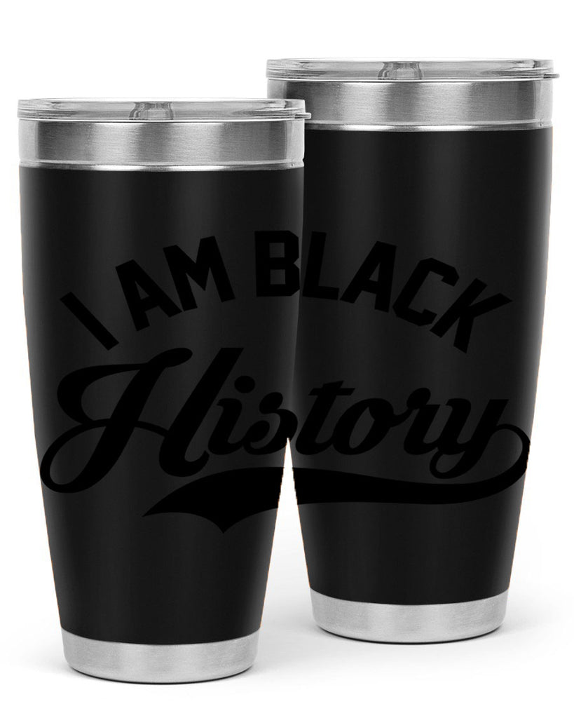 i am black  history 118#- black words phrases- Cotton Tank