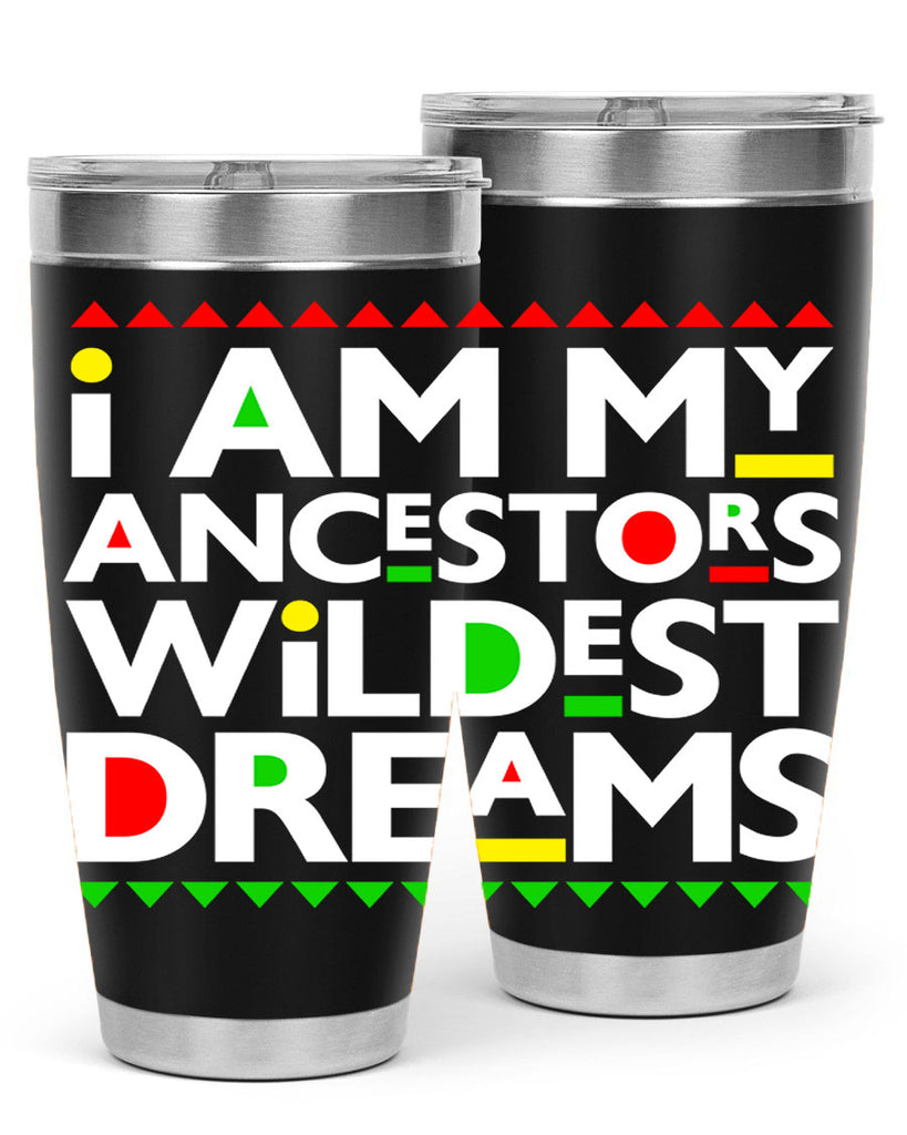 i am my  ancestors wildest dreams 115#- black words phrases- Cotton Tank