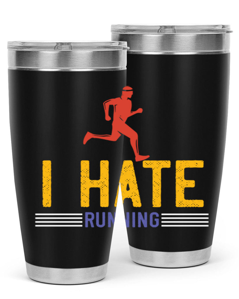 i hate running 40#- running- Tumbler