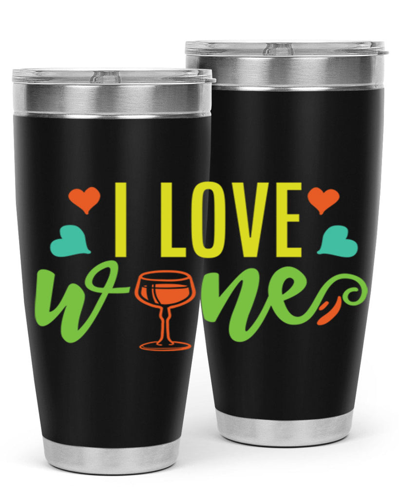 i love wine 401#- mom- Tumbler