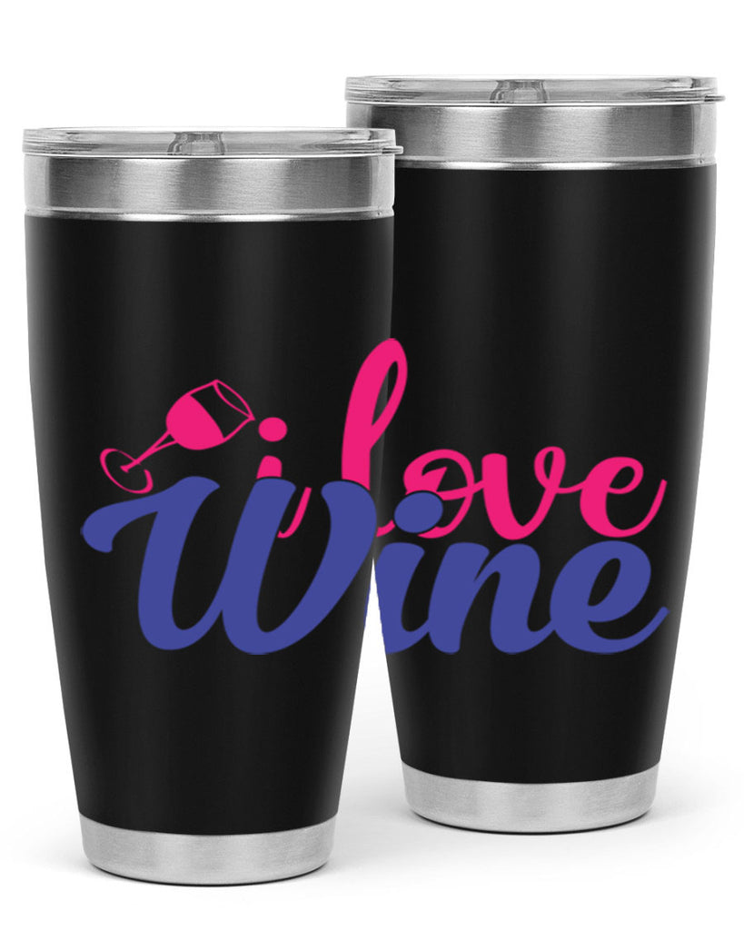 i love wine 402#- mom- Tumbler