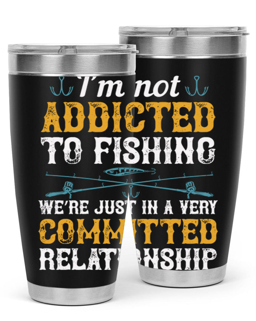 i’m not addicted to fishing 75#- fishing- Tumbler