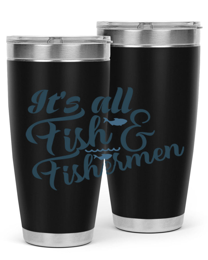 its all fish 80#- fishing- Tumbler