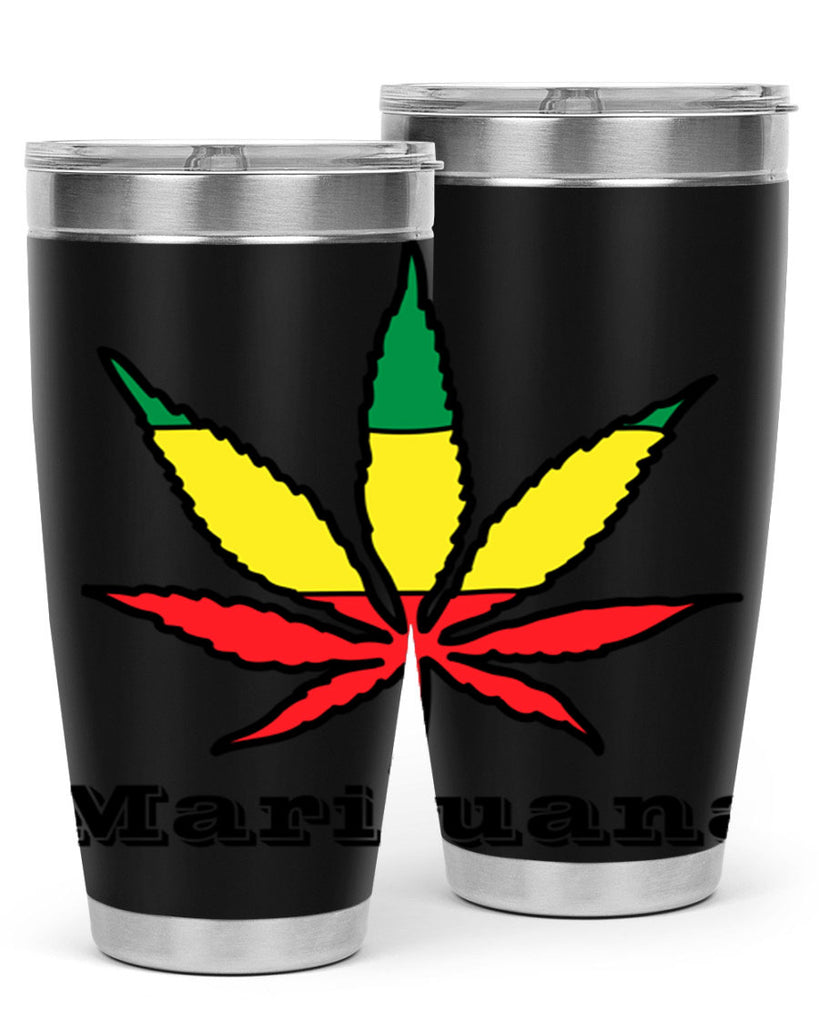 jamican cannabis 164#- marijuana- Tumbler