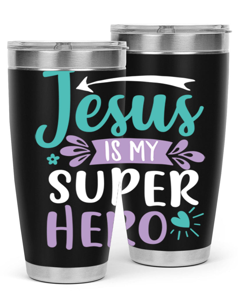 jesus is my superhero 71#- easter- Tumbler