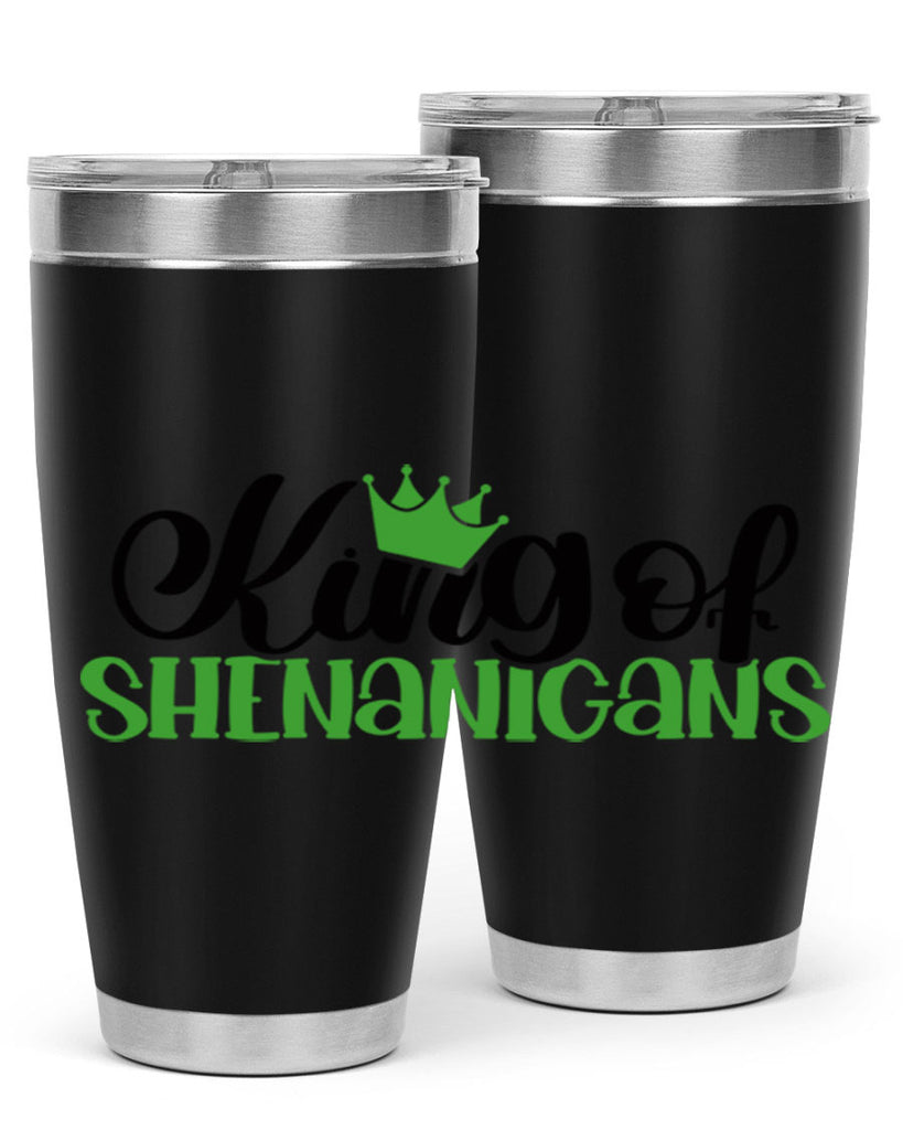 king Of Shenanigans Style 74#- St Patricks Day- Tumbler