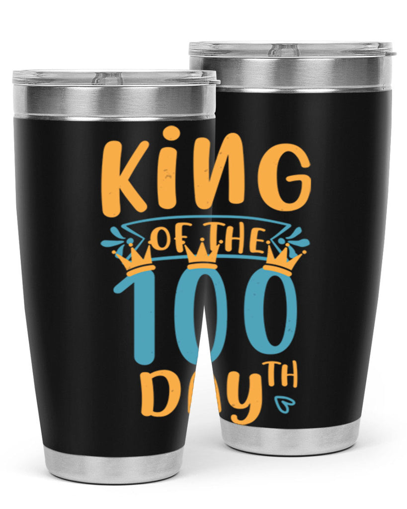 king of the th day 3#- 100 days of school- Tumbler