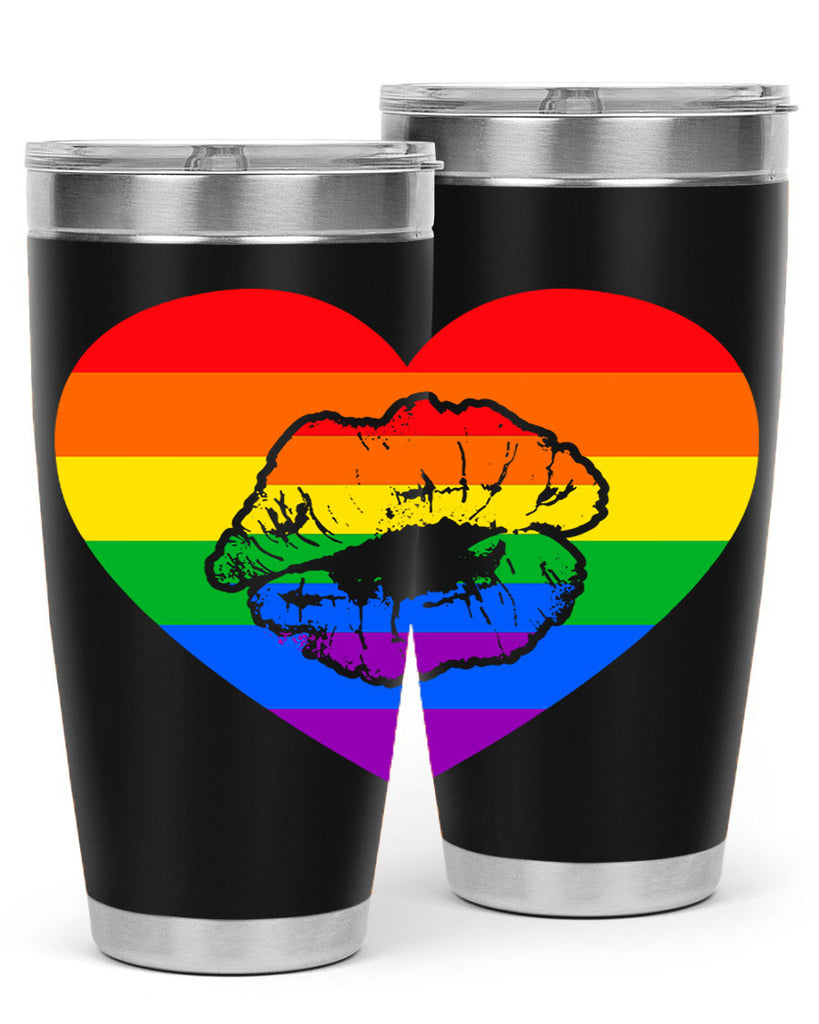 lgbt rainbow cool lip lgbt 96#- lgbt- Tumbler