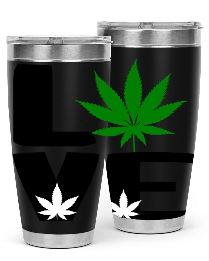 love cannabis 191#- marijuana- Tumbler