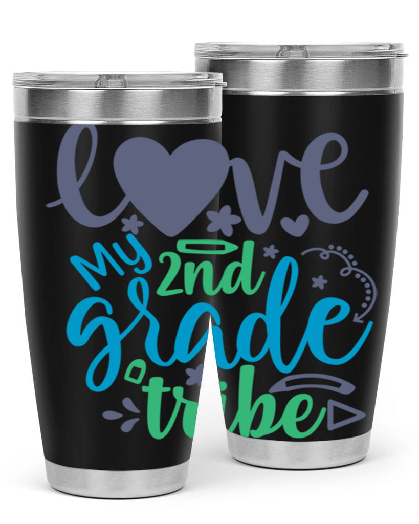 love my 2nd grade tribe 9#- second grade- Tumbler