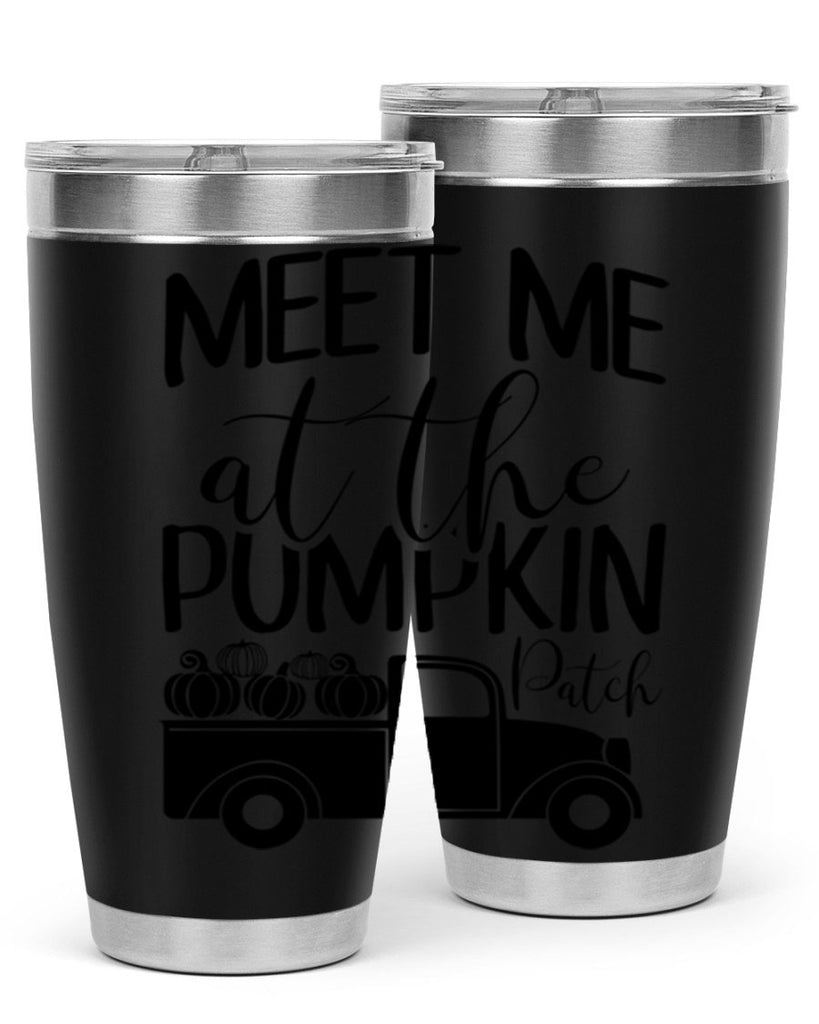 meet me at the pumpkin patch 424#- fall- Tumbler
