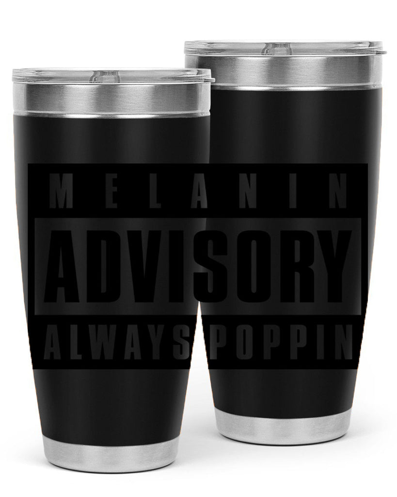 melanin advisory 80#- black words phrases- Cotton Tank