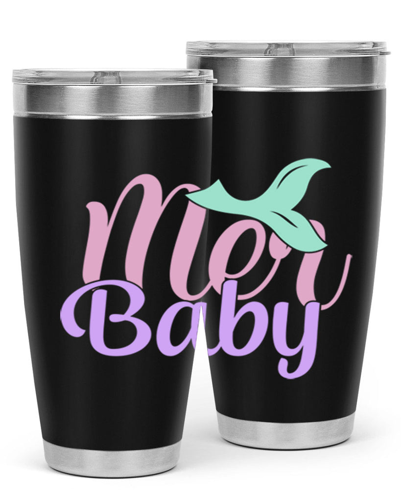 mer baby 3#- mermaid- Tumbler