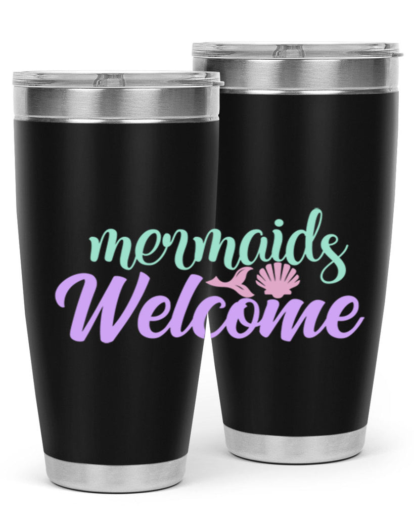 mermaids welcome 6#- mermaid- Tumbler