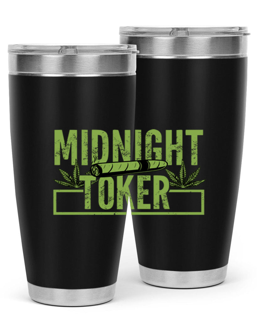 midnight toker 211#- marijuana- Tumbler