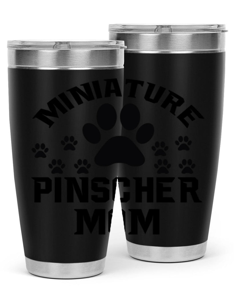 miniature pinscher mom 129#- mom- Tumbler