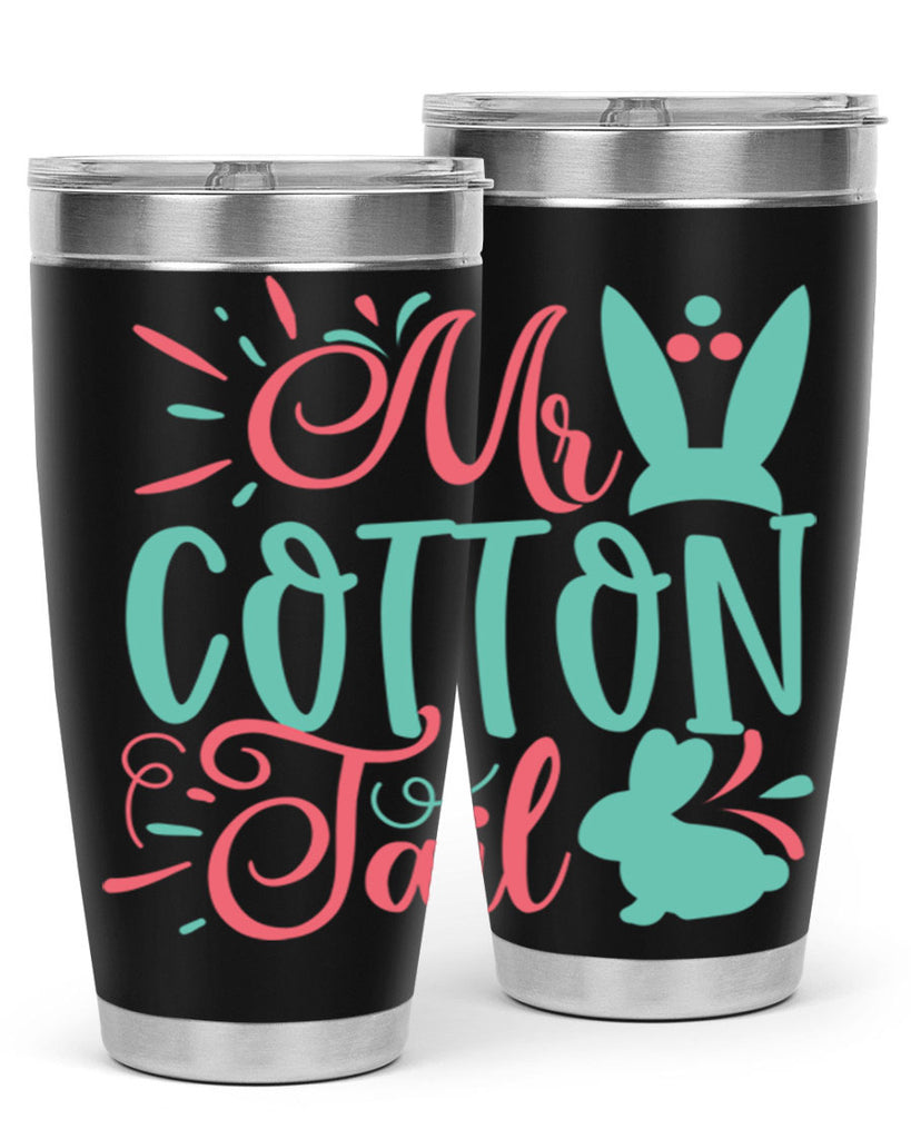 mr cotton tail 109#- easter- Tumbler