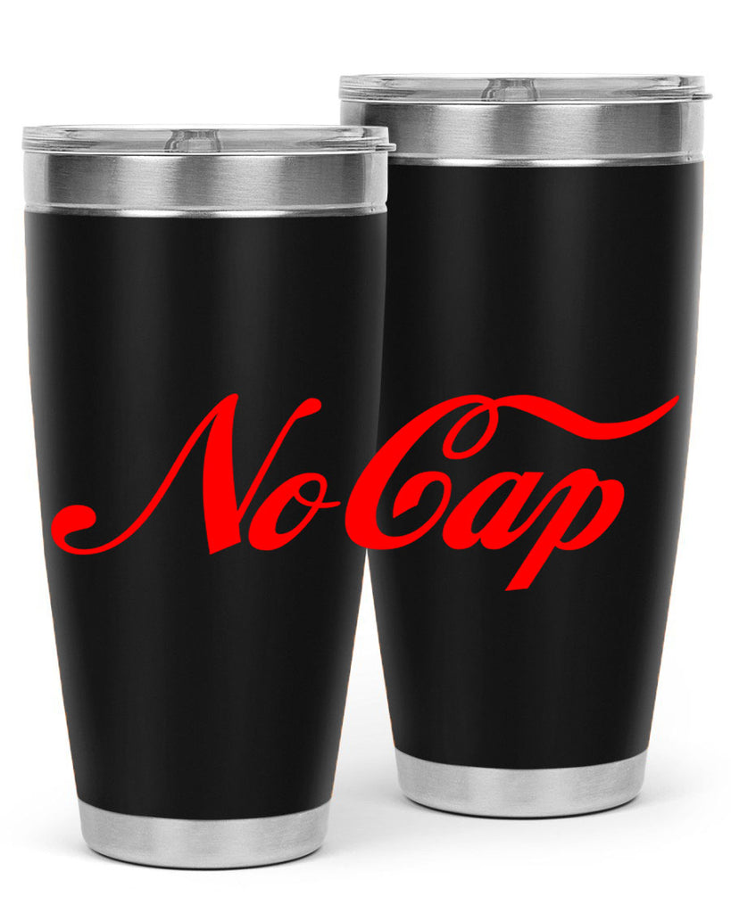 no cap 62#- black words phrases- Cotton Tank