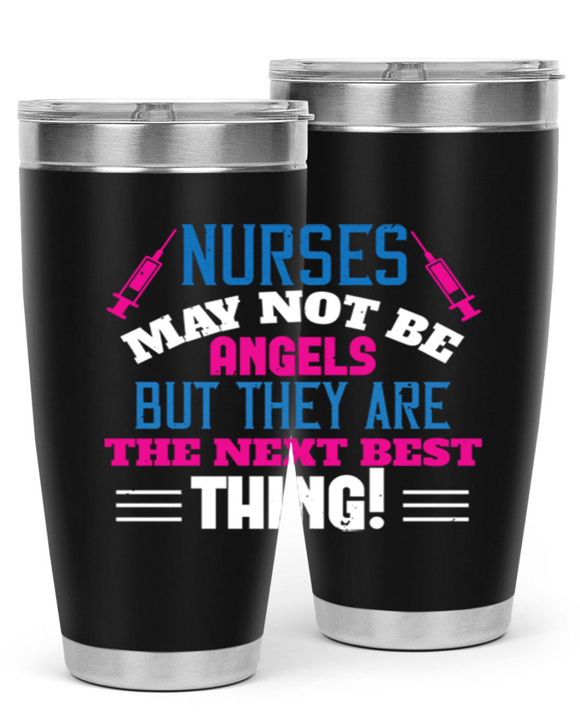 nurse may not be angels Style 279#- nurse- tumbler