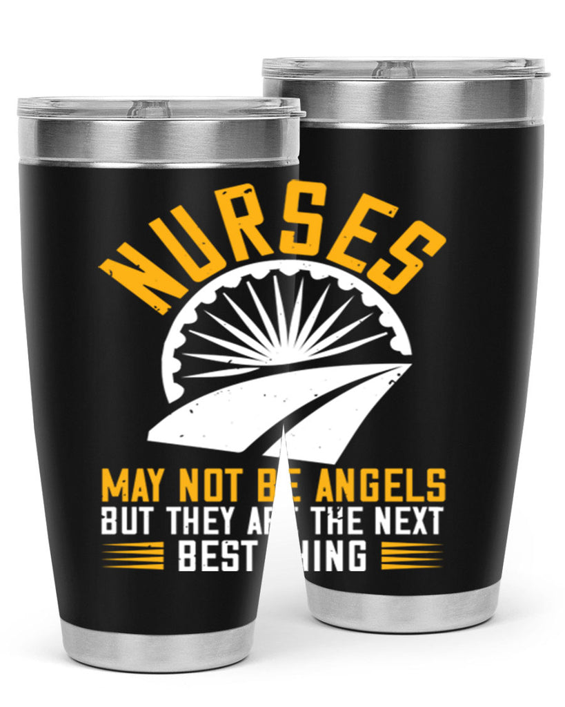 nurses may not be angels Style 265#- nurse- tumbler