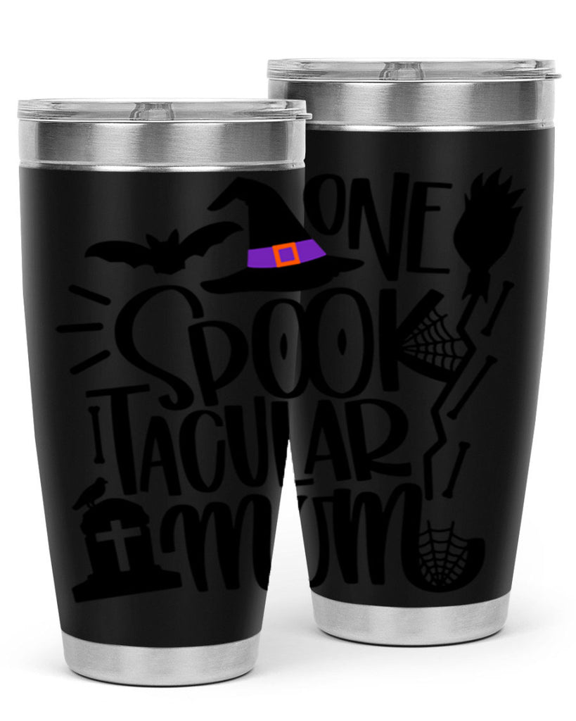 one spooktacular mom 34#- halloween- Tumbler