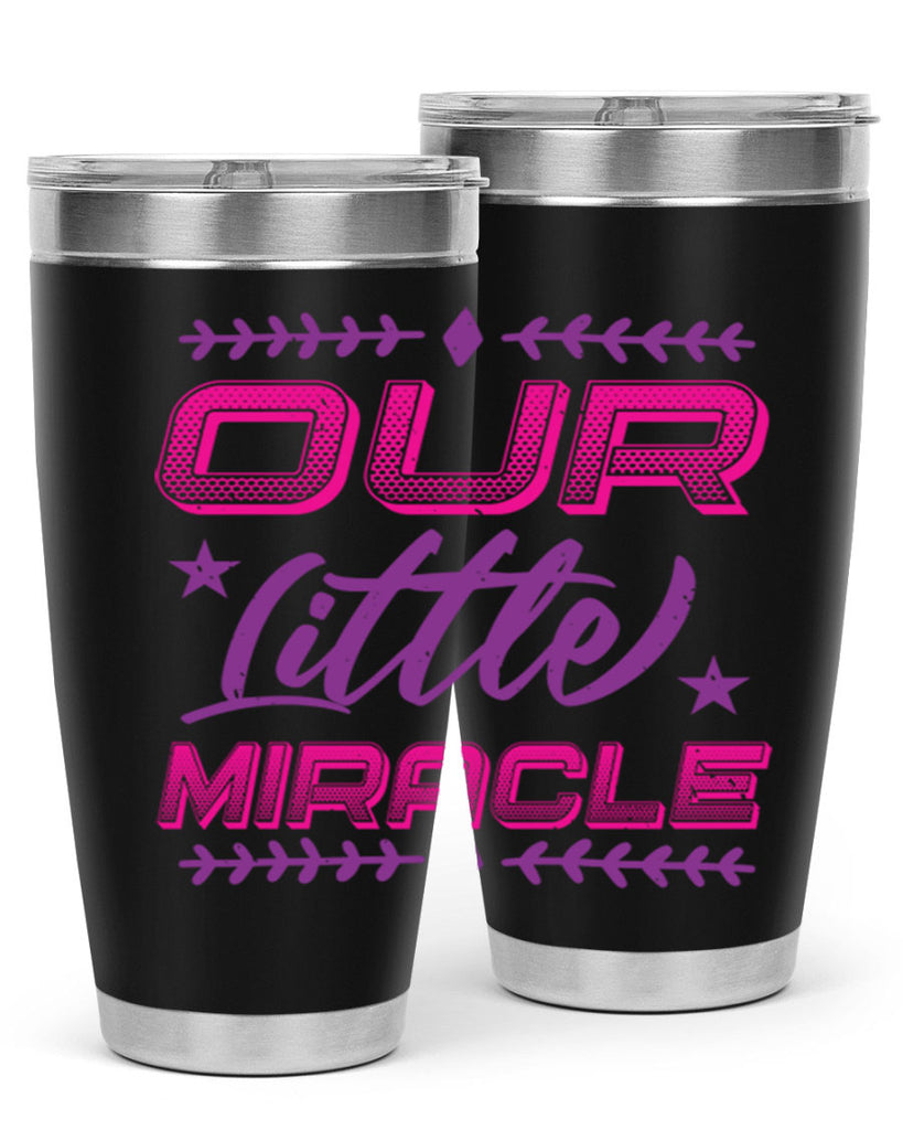 our little miracle Style 23#- baby shower- tumbler