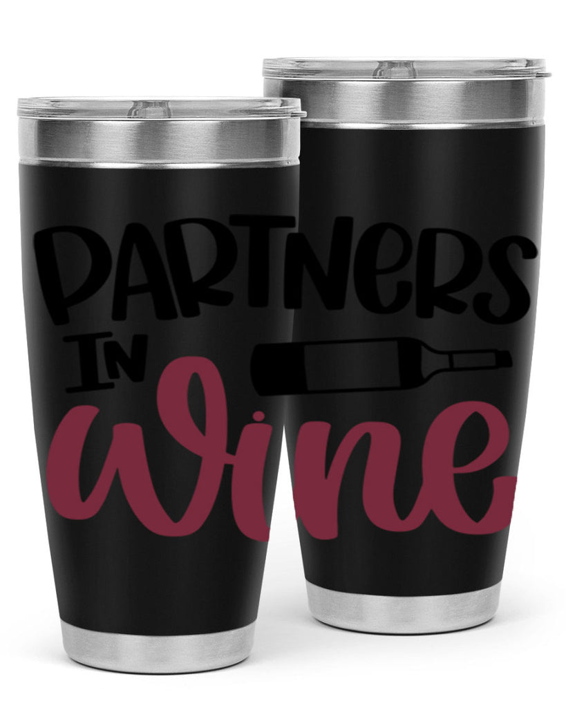 partners in wine 32#- wine- Tumbler