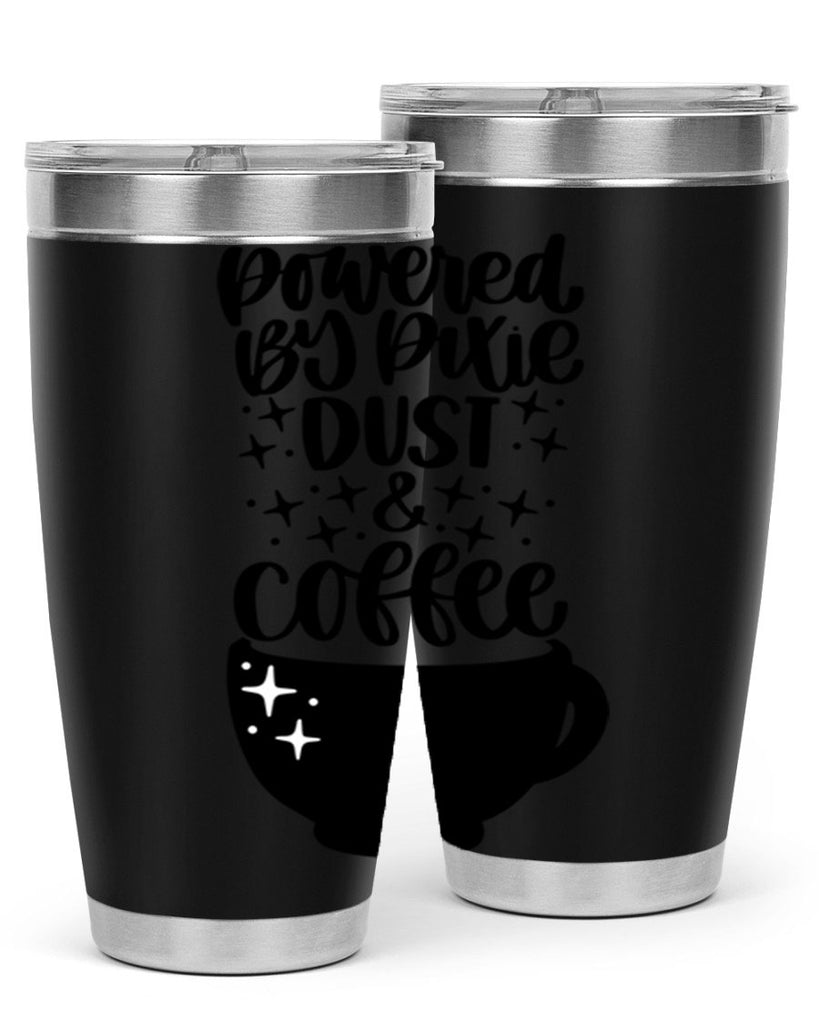 powered by pixie dust coffee 43#- coffee- Tumbler