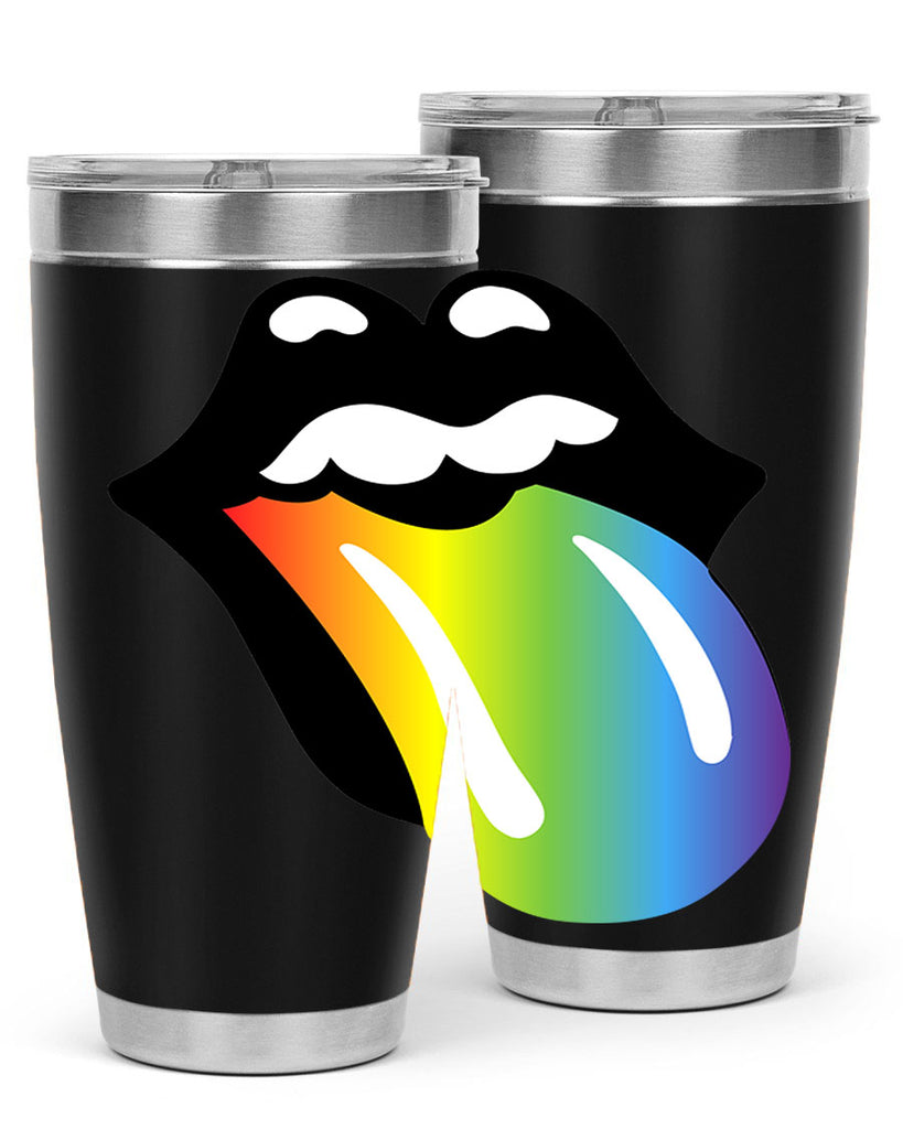 rainbow mouth and tongue 5#- lgbt- Tumbler