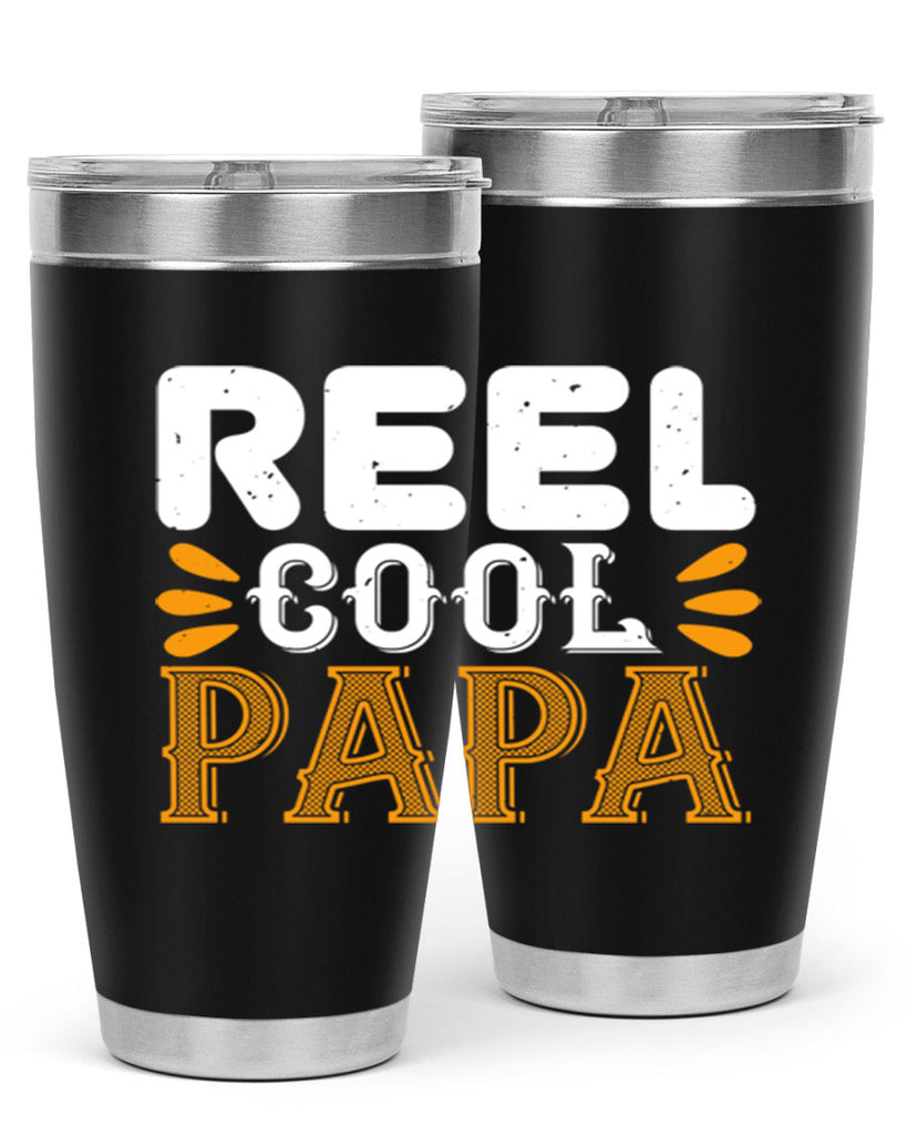 reel cool papa 12#- grandpa - papa- Tumbler