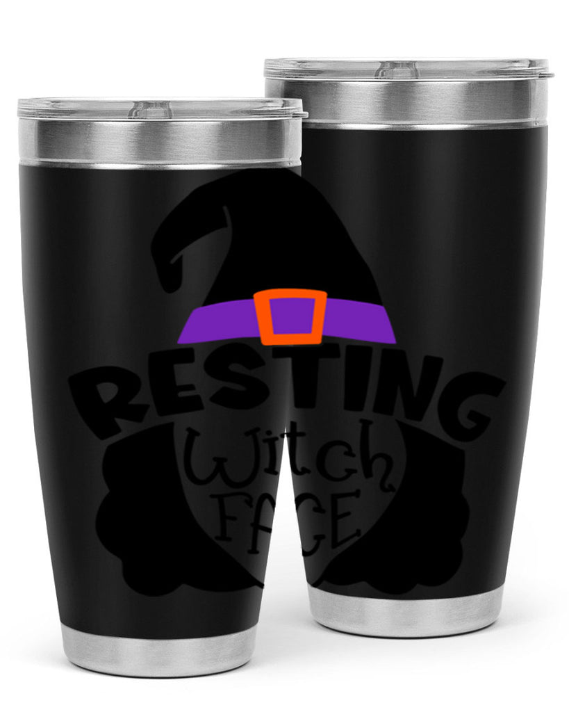 resting witch face 28#- halloween- Tumbler