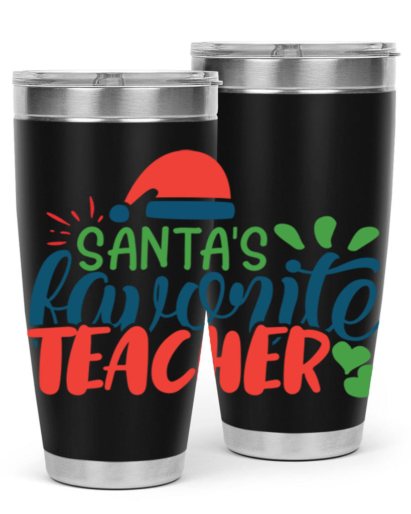 santas favorite teacher Style 151#- teacher- tumbler