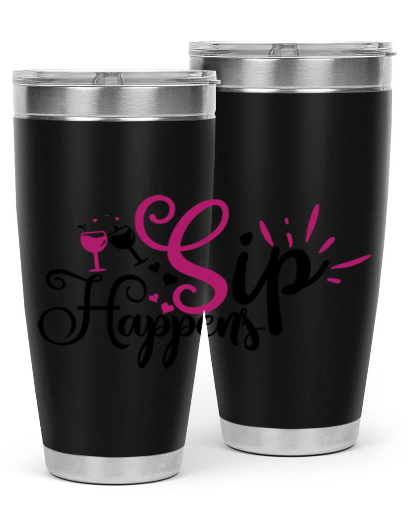 sip happens 163#- wine- Tumbler