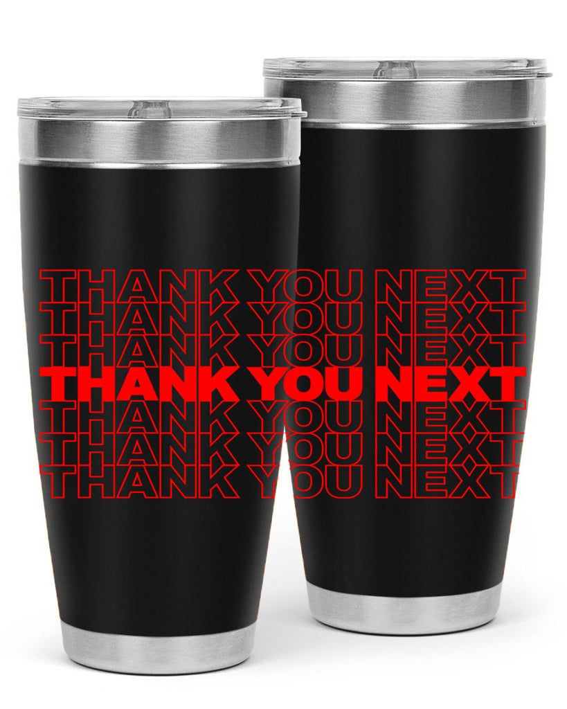 thank you next 22#- black words phrases- Cotton Tank