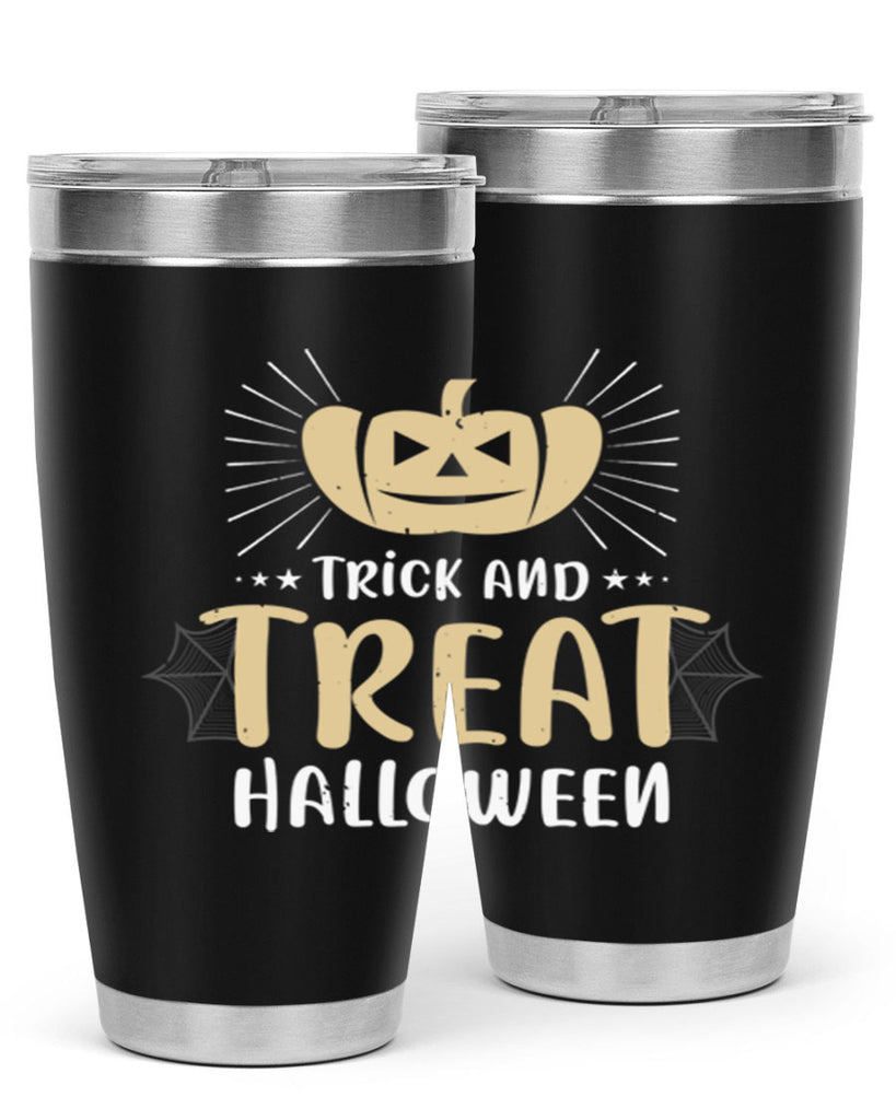 trick and treat halloween 125#- halloween- Tumbler