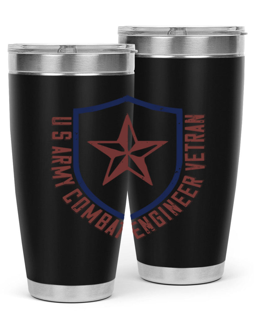 u s army conbat engineer vetran Style 32#- engineer- tumbler