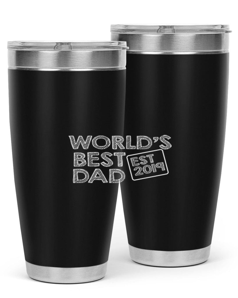 world is best dad est p 61#- dad- Tumbler