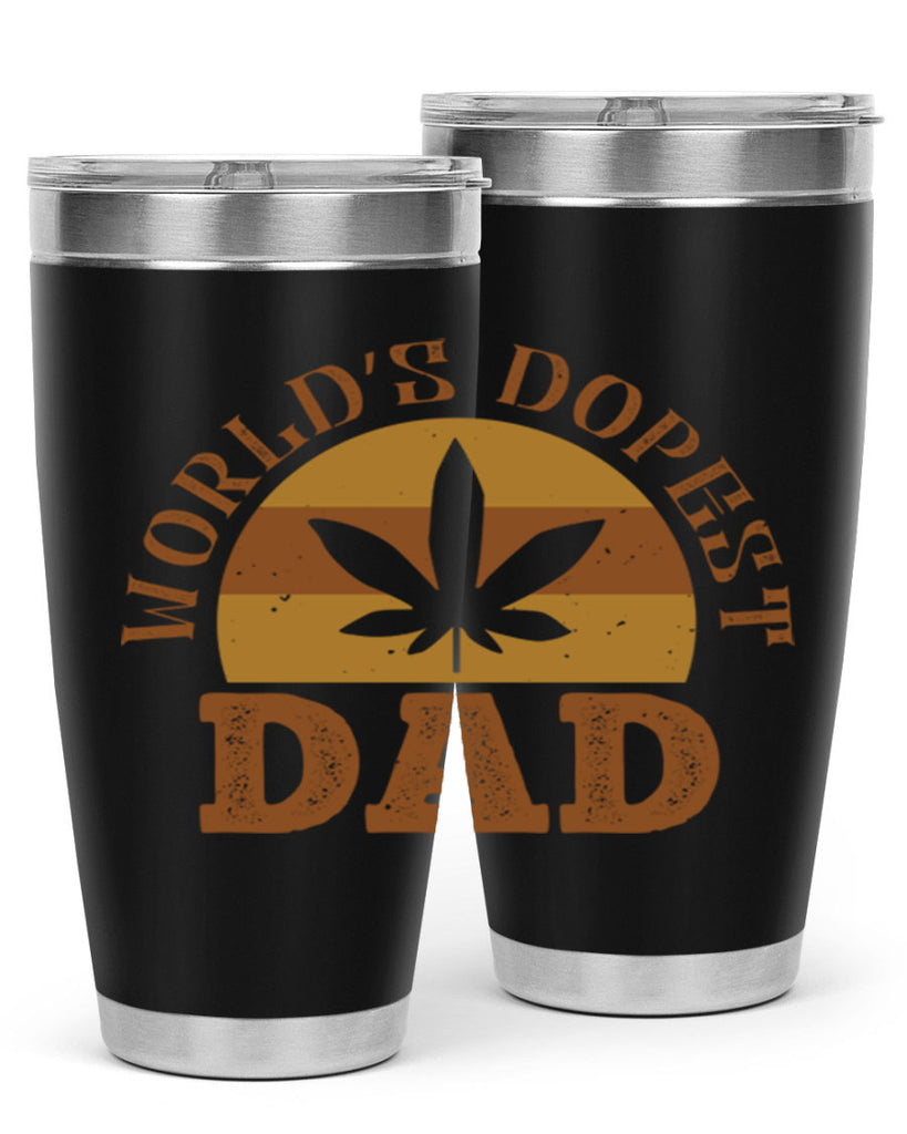 world’s dopest dad 137#- fathers day- Tumbler