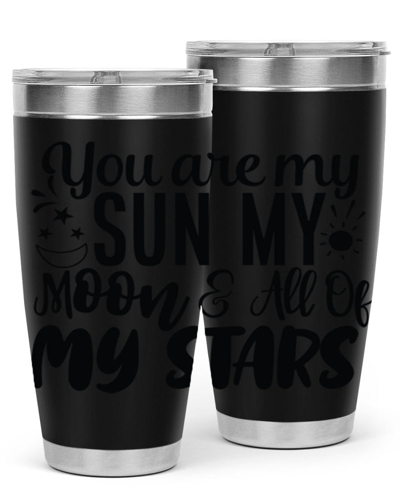 you are my sun my moon all of my stars 4#- family- Tumbler