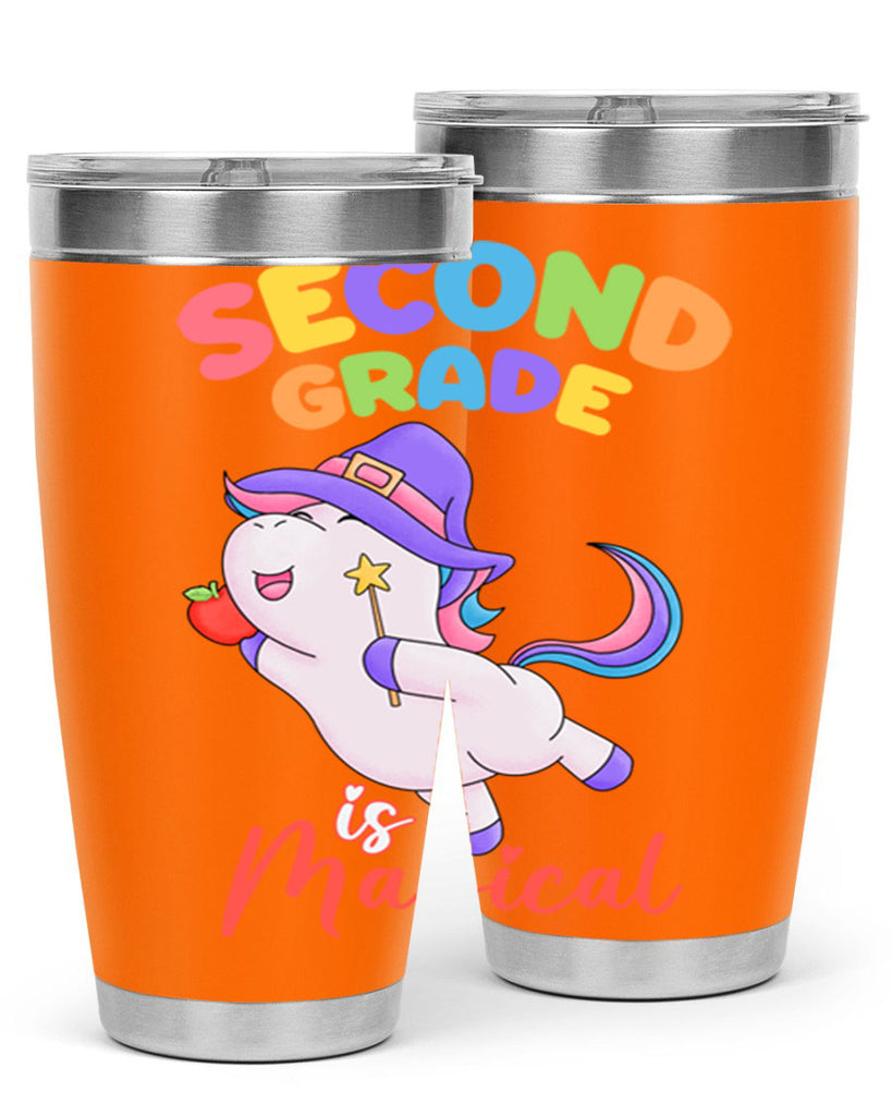 2nd Grade is Magical Unicorn 5#- second grade- Tumbler