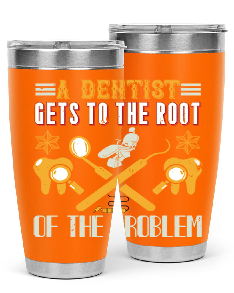 A dentist gets to the root Style 39#- dentist- tumbler