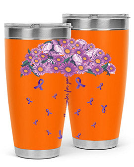 AlzheimerS Awareness Purple Umbrella 18#- alzheimers- Tumbler