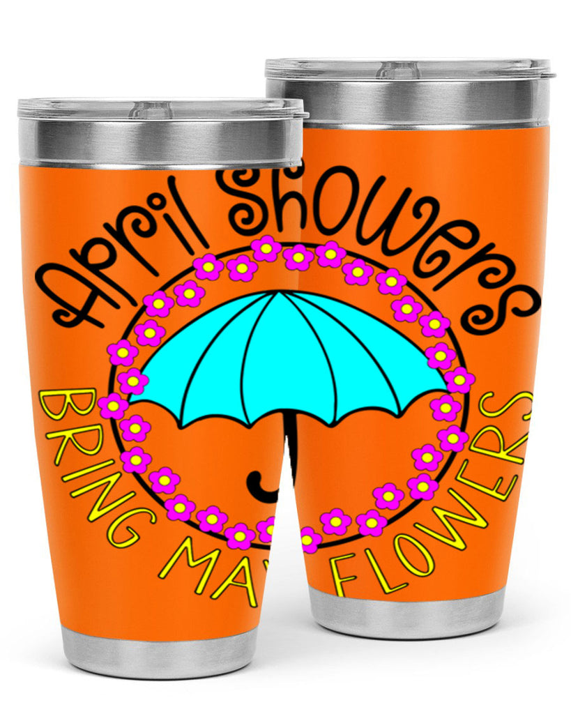 April showers21#- spring- Tumbler