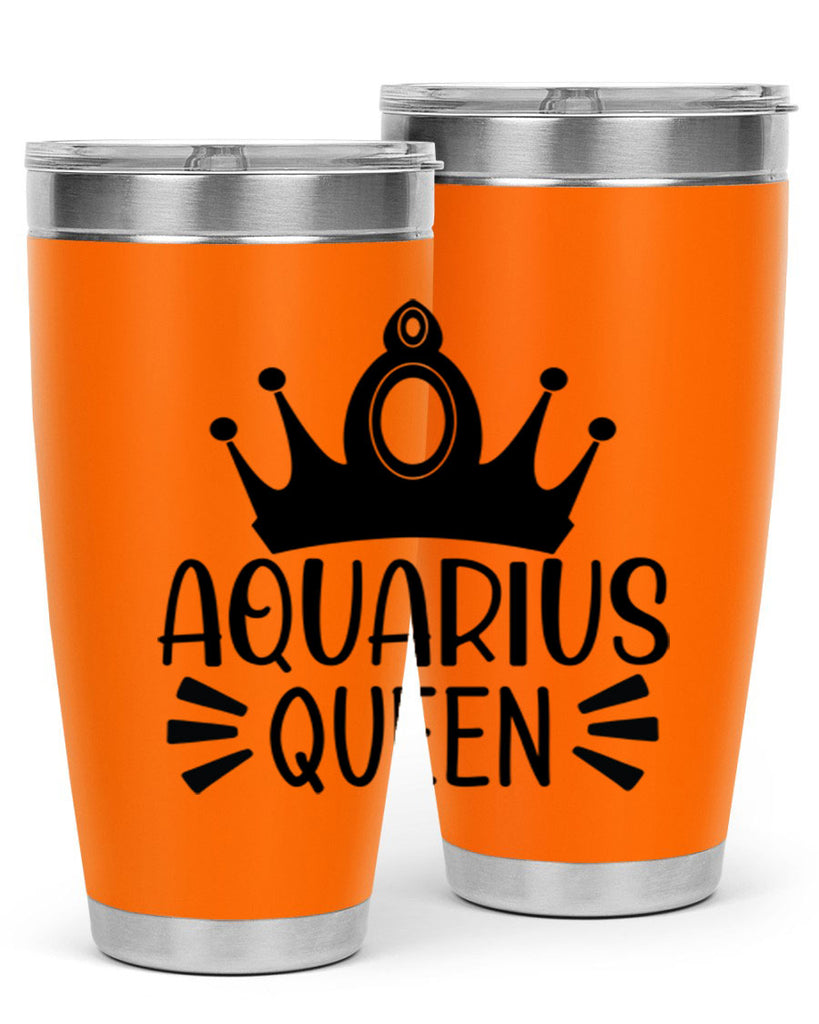 Aquarius queen 73#- zodiac- Tumbler